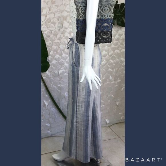 Linen wide leg pants Size S - Picture 2 of 6
